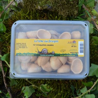 CROquilles d'escargots comestibles à remplir - La Ferme aux Escargots - Image 1