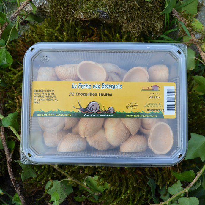 CROquilles d'escargots comestibles à remplir - La Ferme aux Escargots